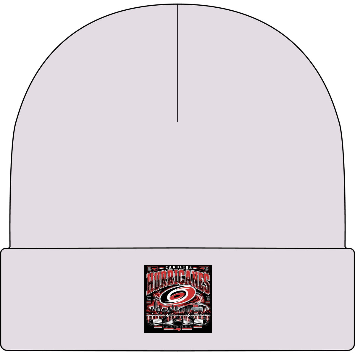 Carolina Hurricanes Skyline - AS Colour 1107 Cuff Beanie