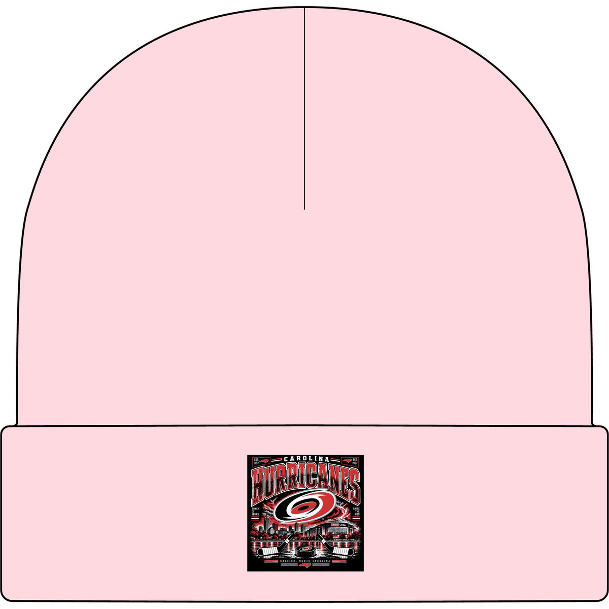 Carolina Hurricanes Skyline - AS Colour 1107 Cuff Beanie