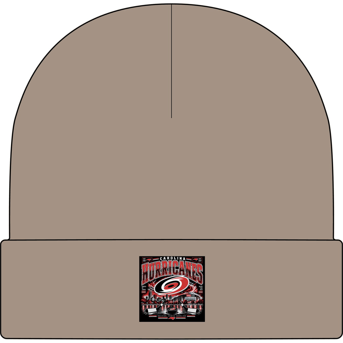 Carolina Hurricanes Skyline - AS Colour 1107 Cuff Beanie