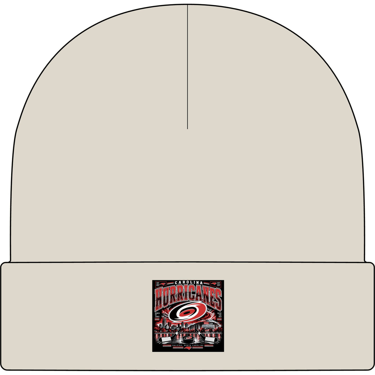 Carolina Hurricanes Skyline - AS Colour 1107 Cuff Beanie