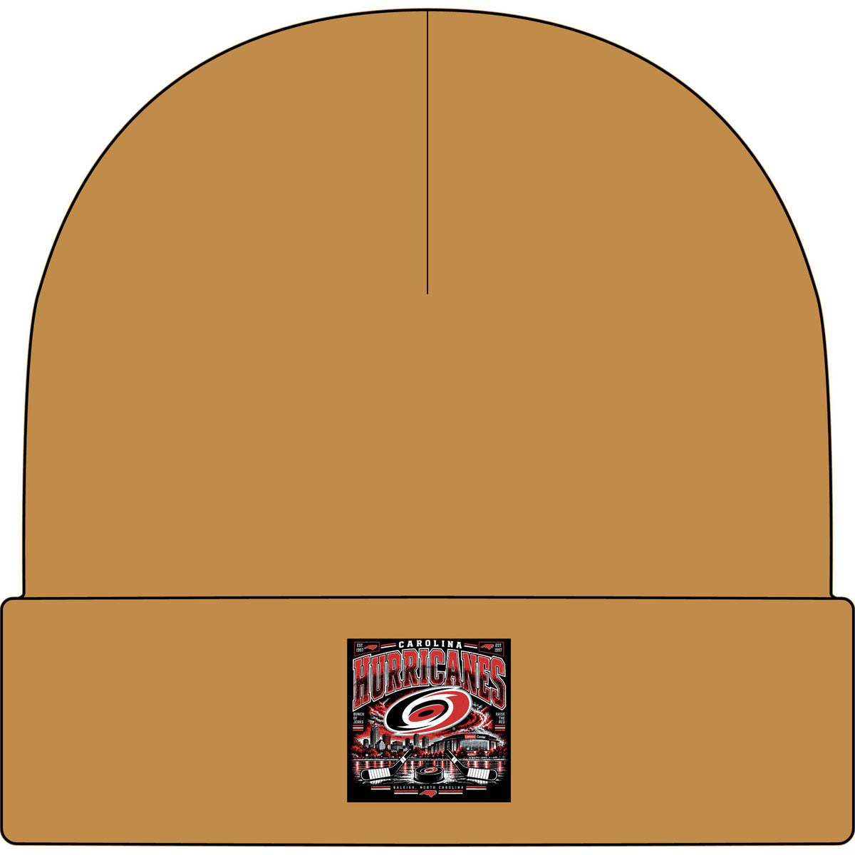 Carolina Hurricanes Skyline - AS Colour 1107 Cuff Beanie