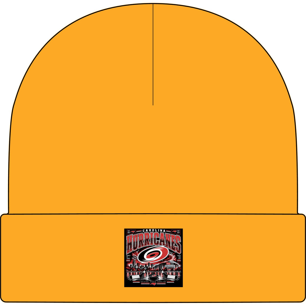 Carolina Hurricanes Skyline - AS Colour 1107 Cuff Beanie