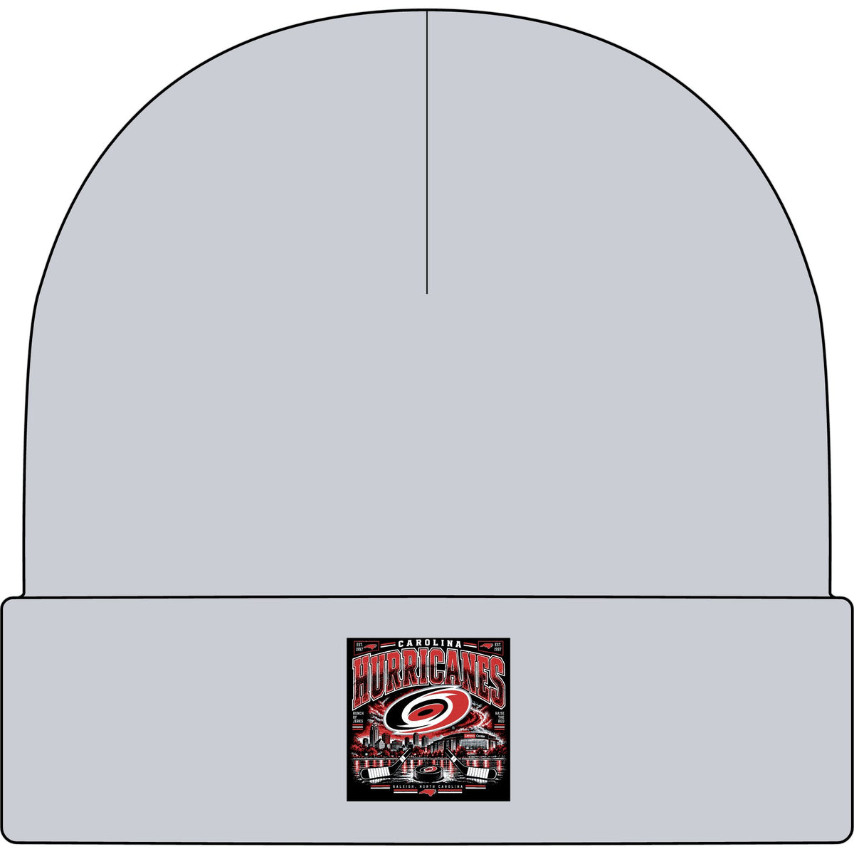 Carolina Hurricanes Skyline - AS Colour 1107 Cuff Beanie