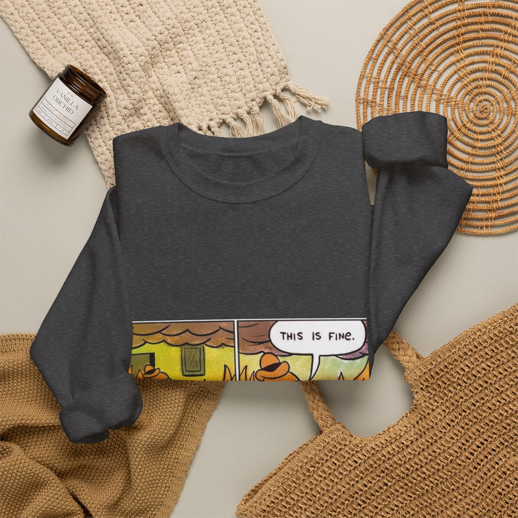 This Is Fine - Crewneck Sweatshirt