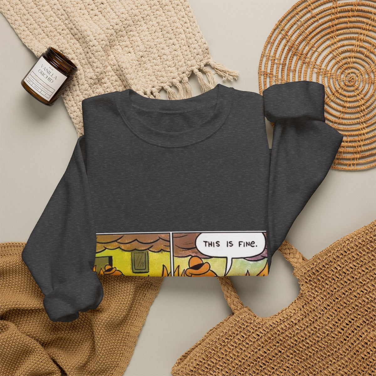 This Is Fine - Crewneck Sweatshirt