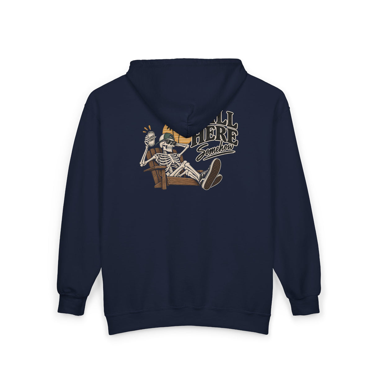 Still Here Somehow - Full-Zip Hooded Sweatshirt