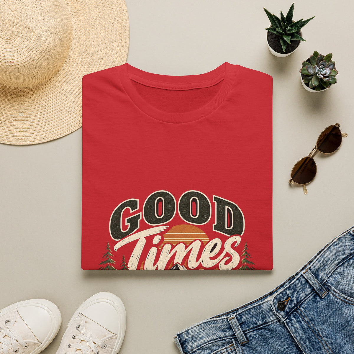Good Times Questionable Decisions - Classic Tee
