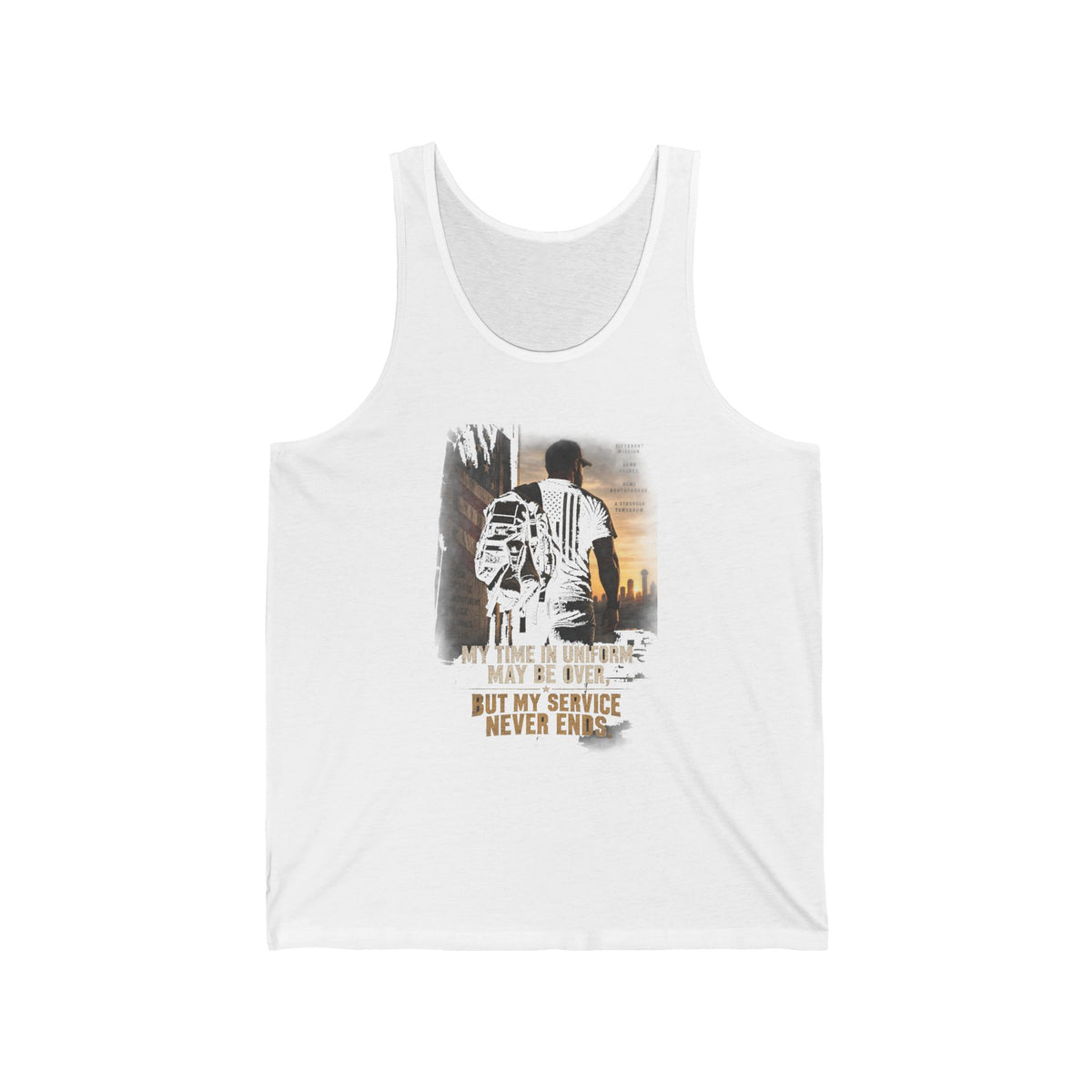 Service Never Ends - Athletic Tank