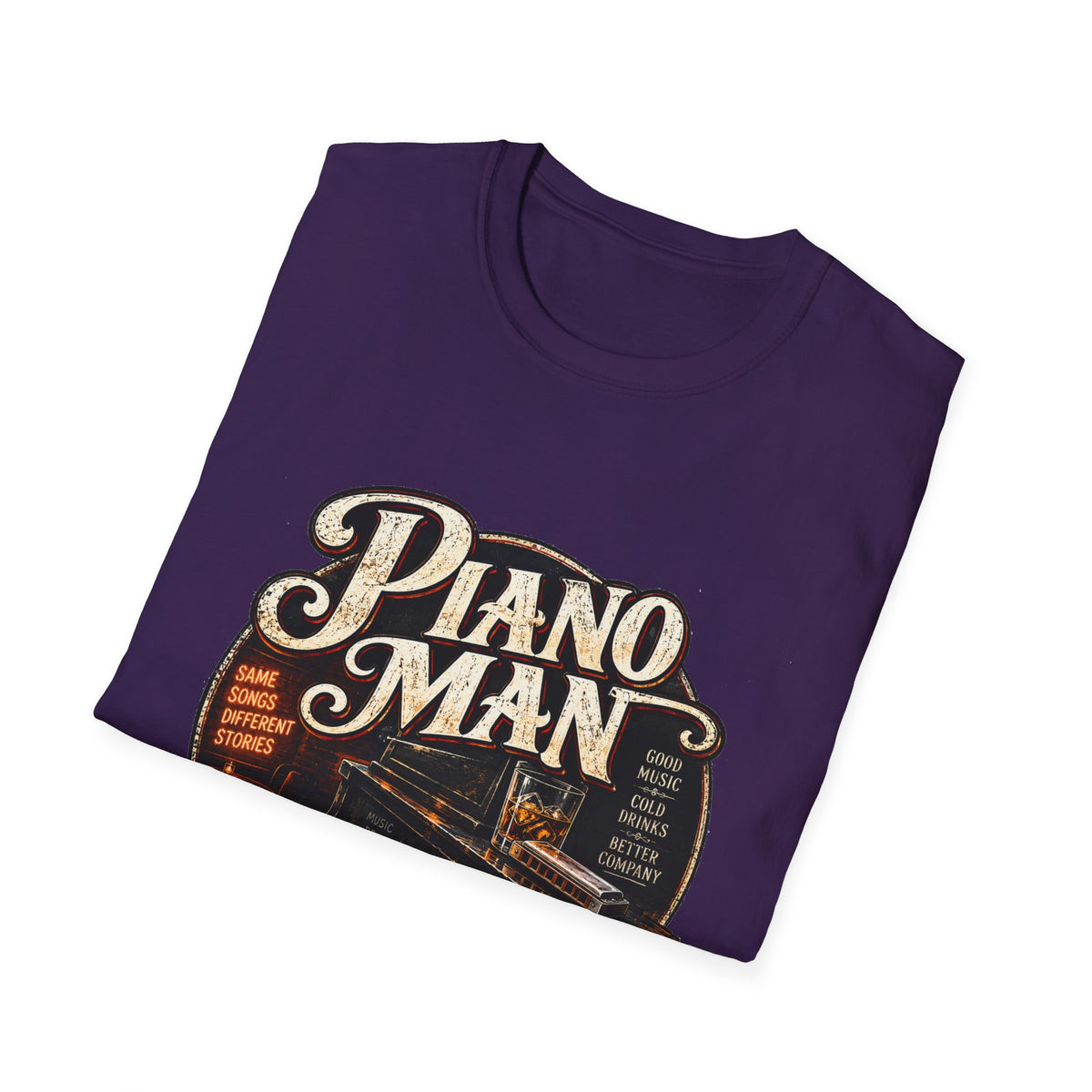 Piano Man Retro Bar - Classic Tee