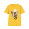 Meh Ghost and Gray Tabby Cat - Classic Tee