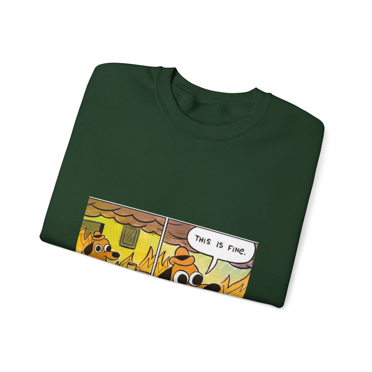 This Is Fine - Crewneck Sweatshirt