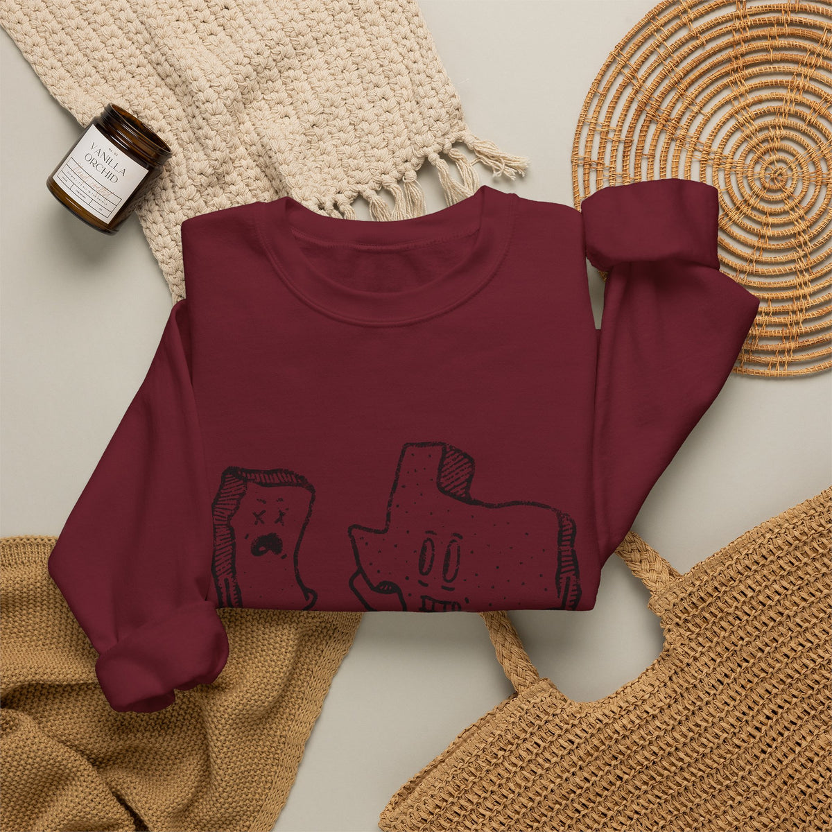 Texas v California - Crewneck Sweatshirt