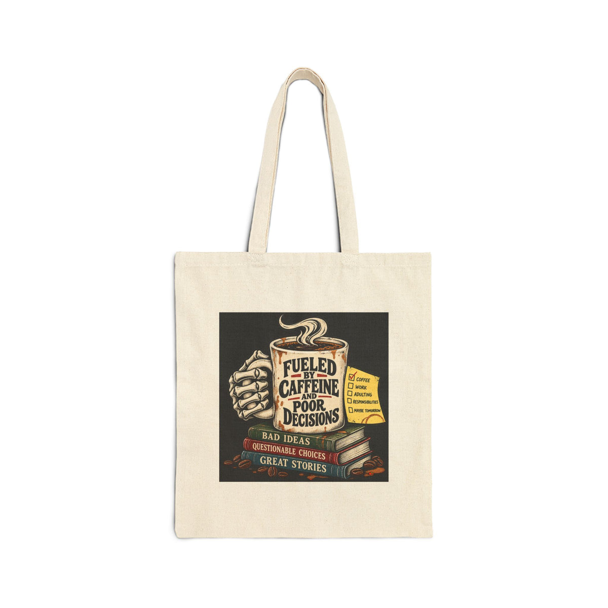 Fueled by Caffeine - Canvas Tote