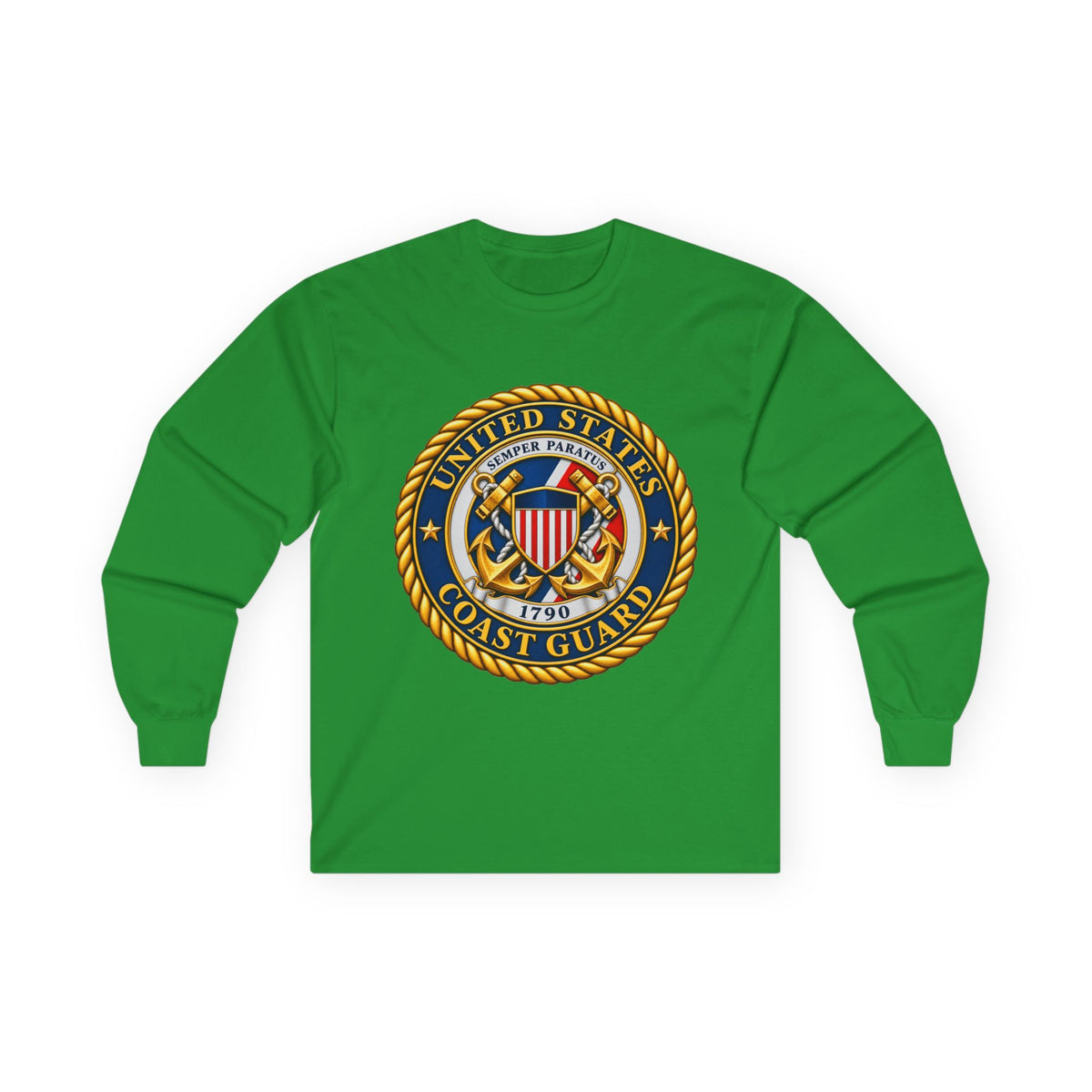 U.S. Coast Guard Emblem - Unisex Ultra Cotton Long Sleeve Tee