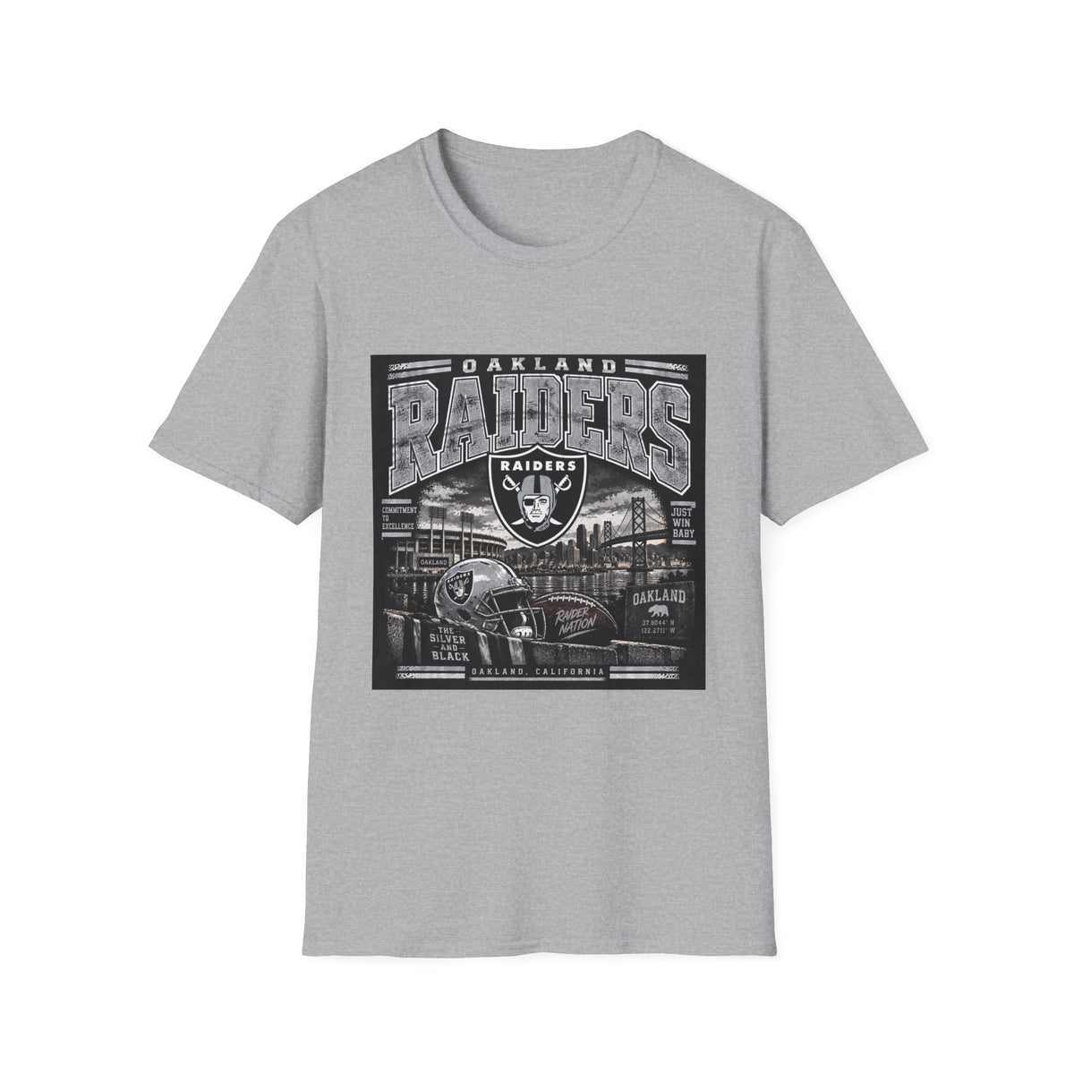 Oakland Raiders Black Heritage - Classic Tee