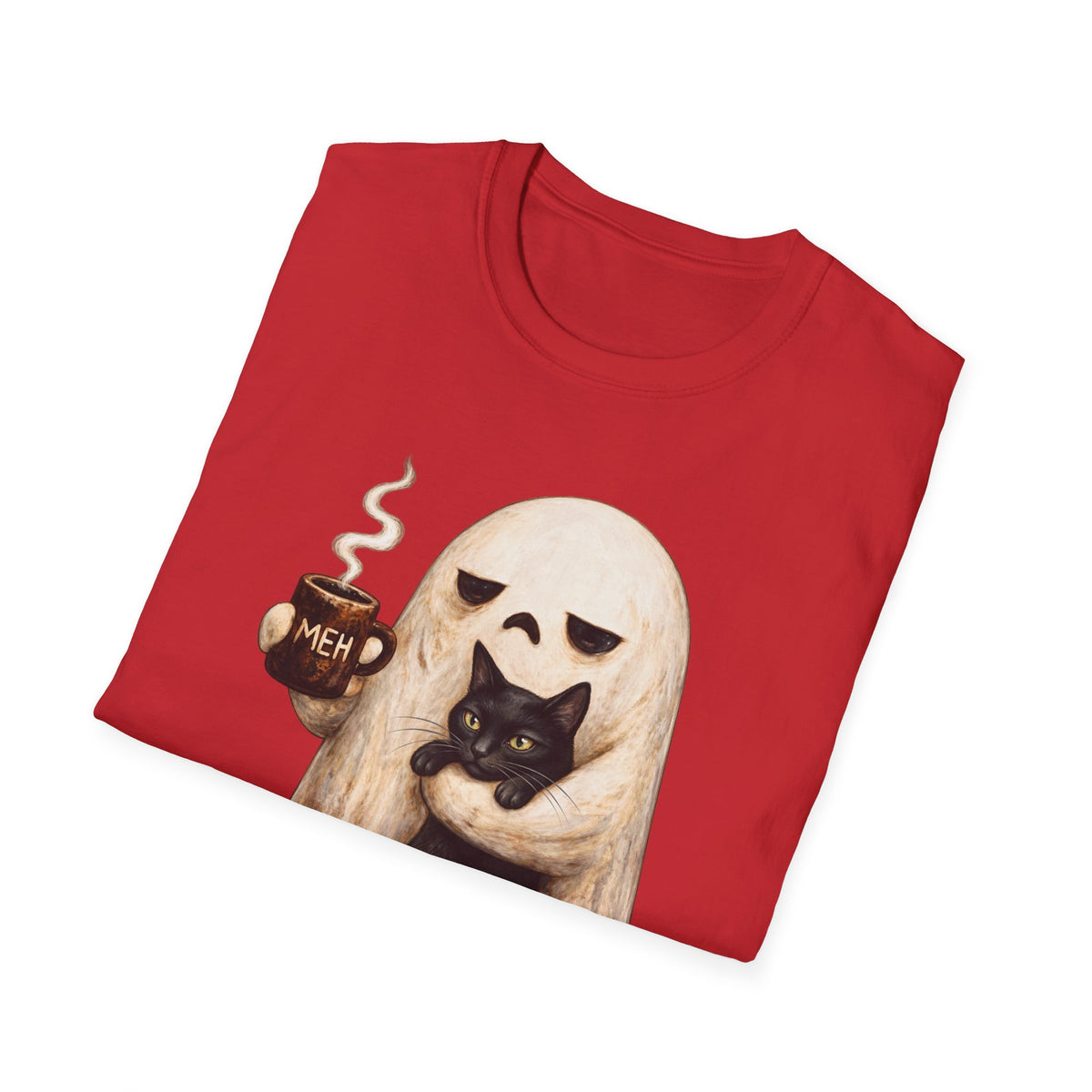 Meh Ghost and Black Cat - Classic Tee