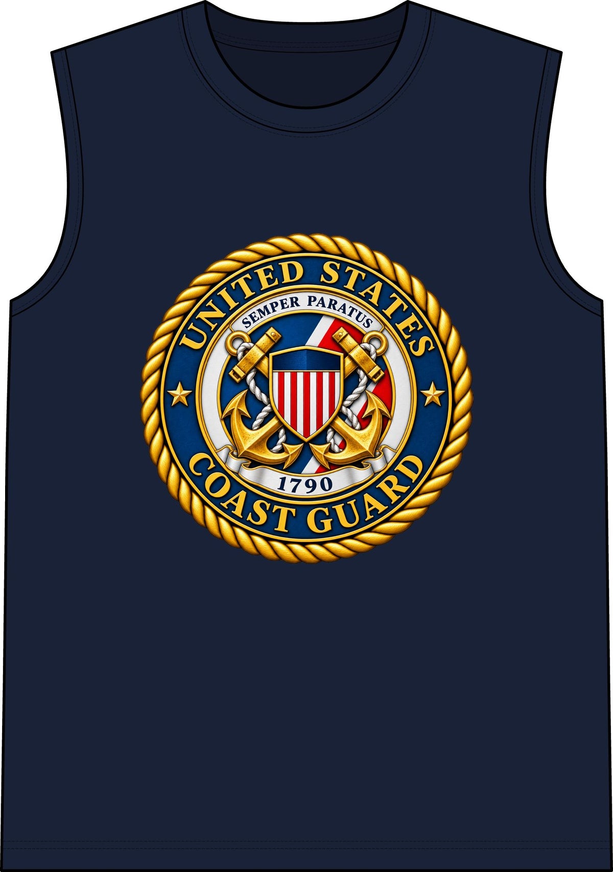 U.S. Coast Guard Emblem - Classic Tank