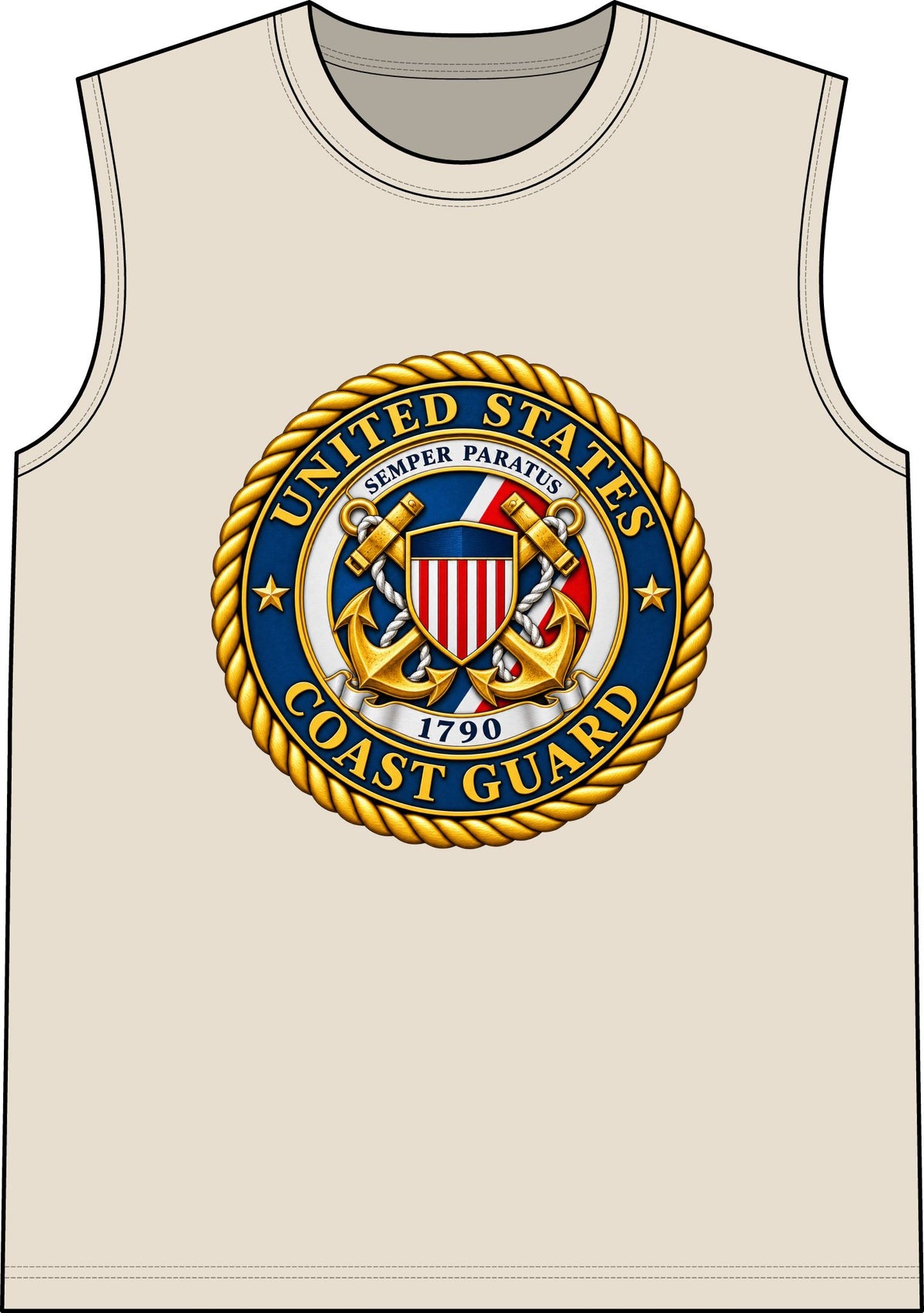 U.S. Coast Guard Emblem - Classic Tank