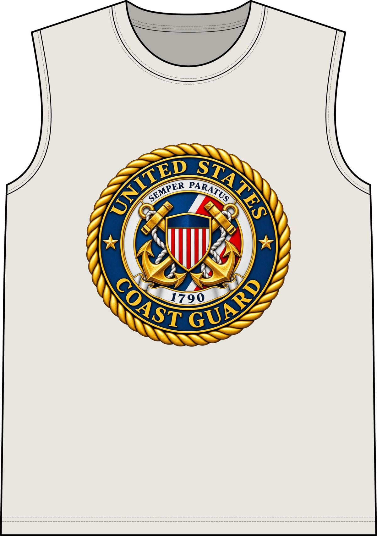 U.S. Coast Guard Emblem - Classic Tank