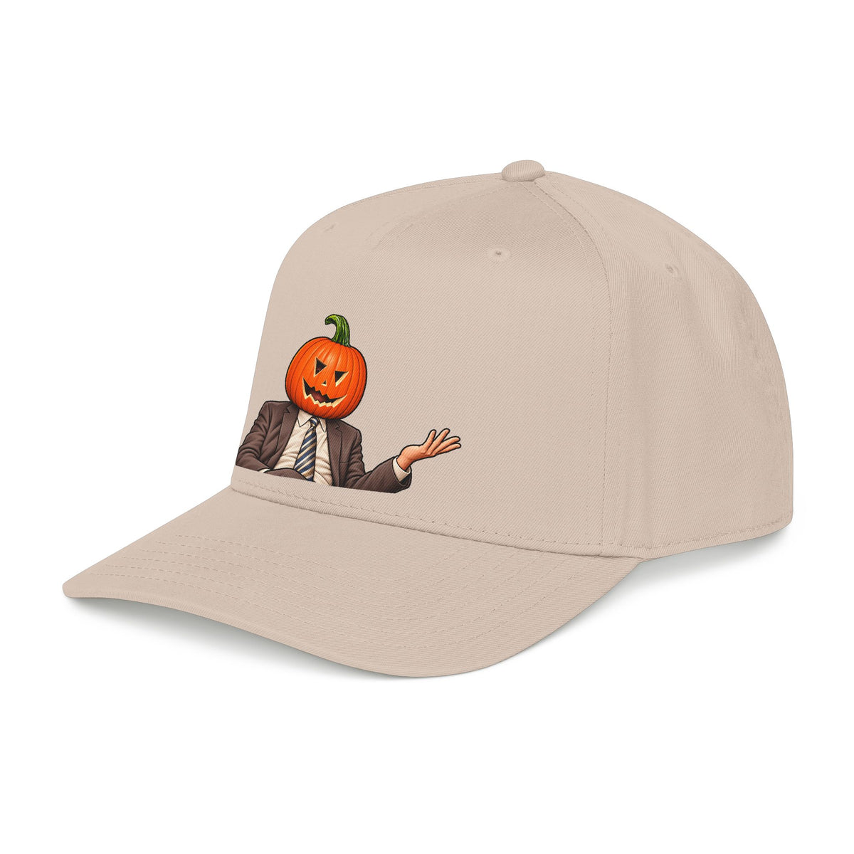 Pumpkin Head Office Cartoon - OTTO Baseball Hat