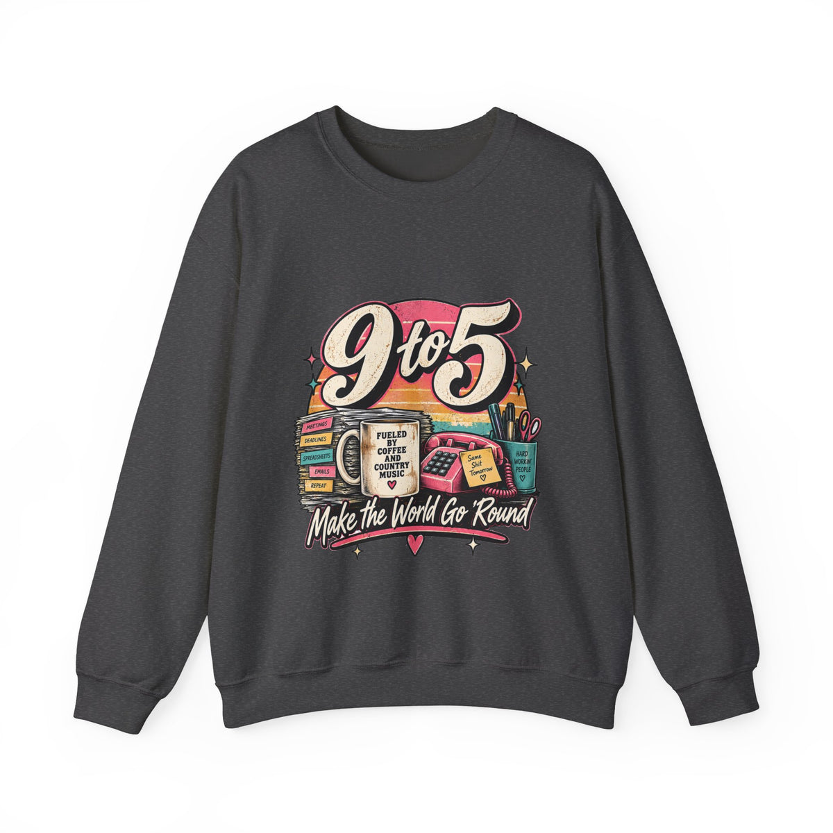9to5 Make the World Go Round - Crewneck Sweatshirt