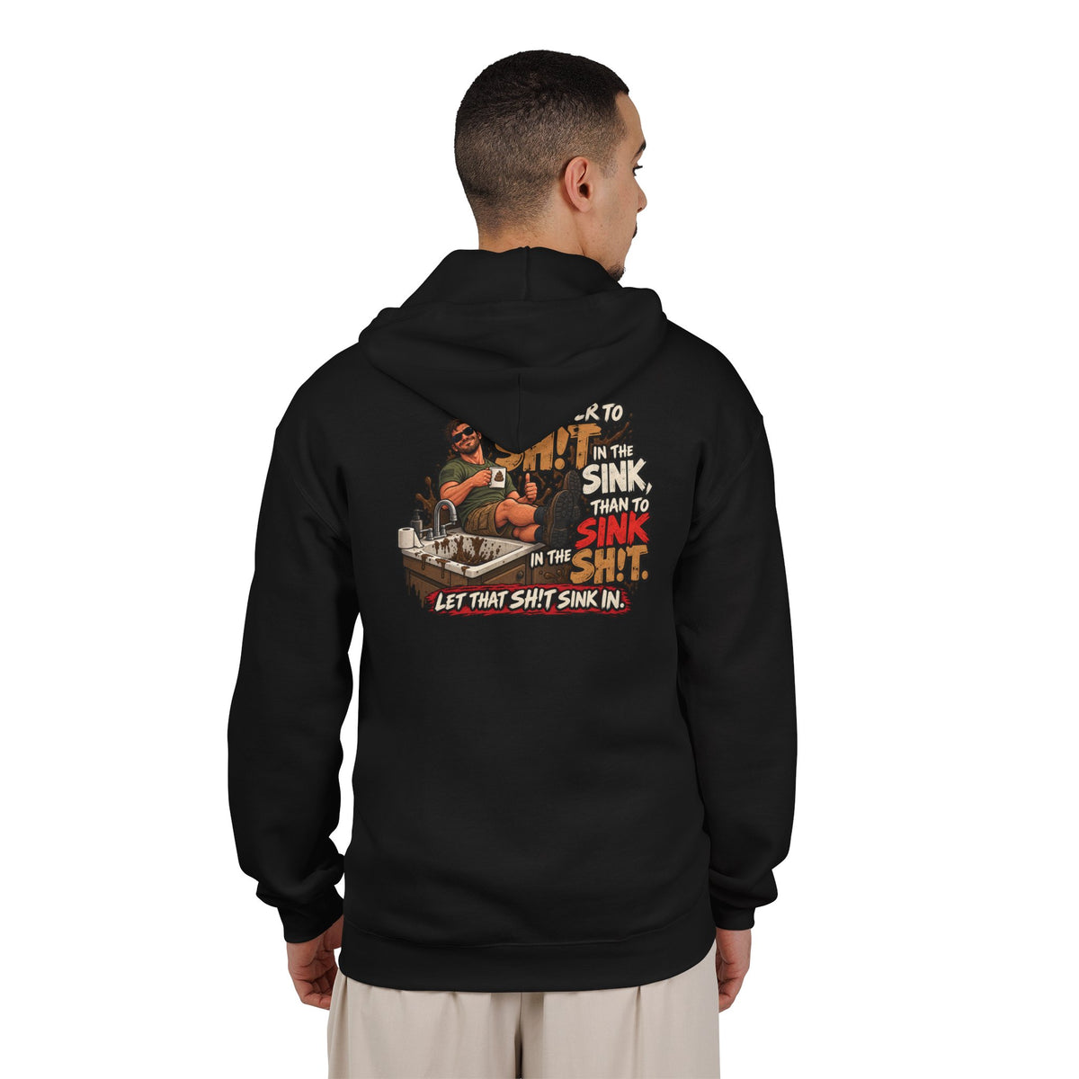 Let That Shit Sink In - Full-Zip Hooded Sweatshirt