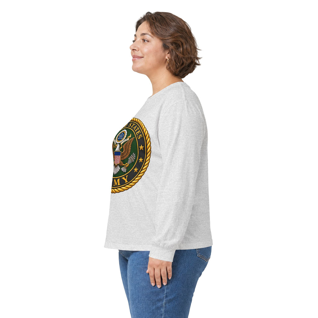 U.S. Army Emblem - Unisex Ultra Cotton Long Sleeve Tee