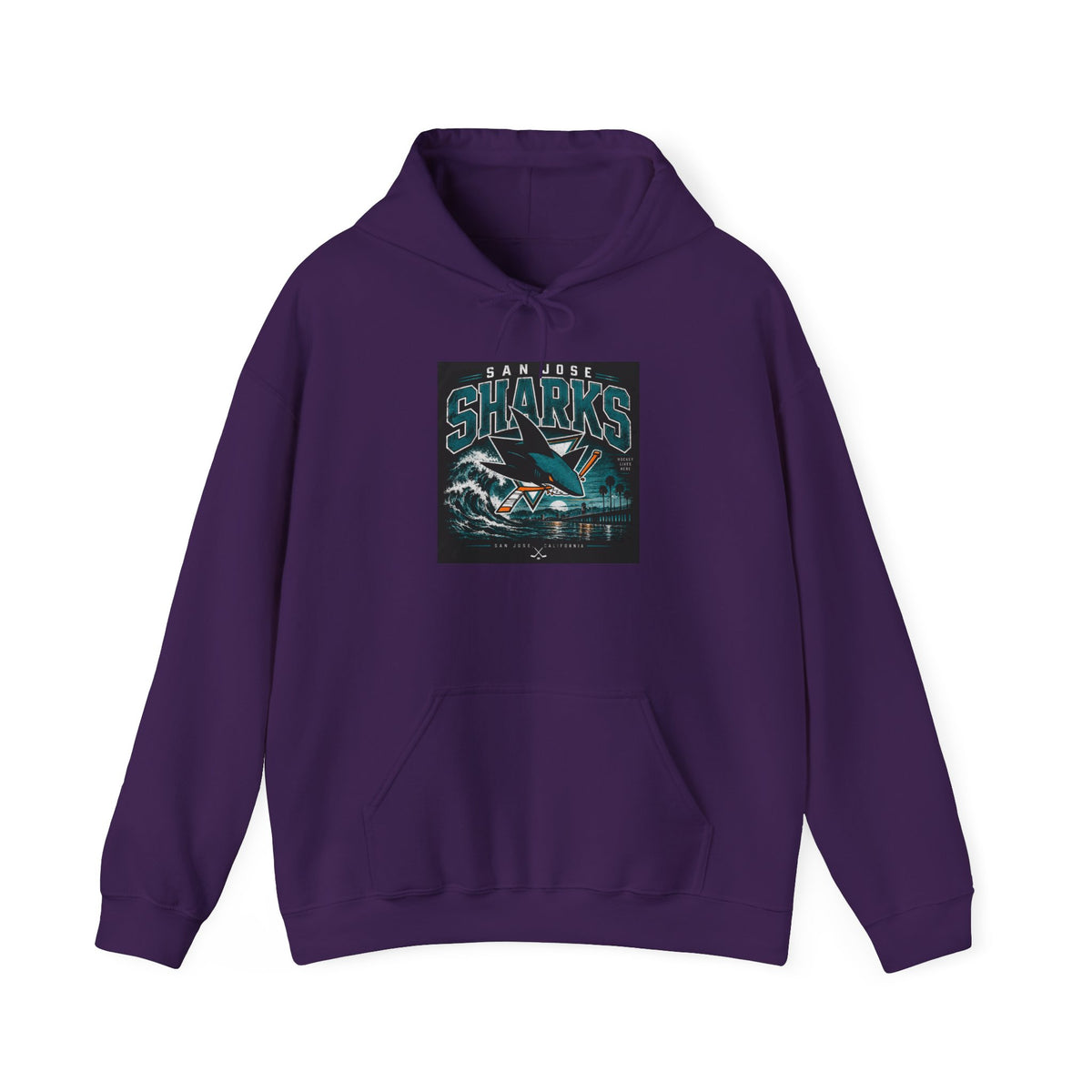 Sharks Wave Hockey Tee - Hoodie