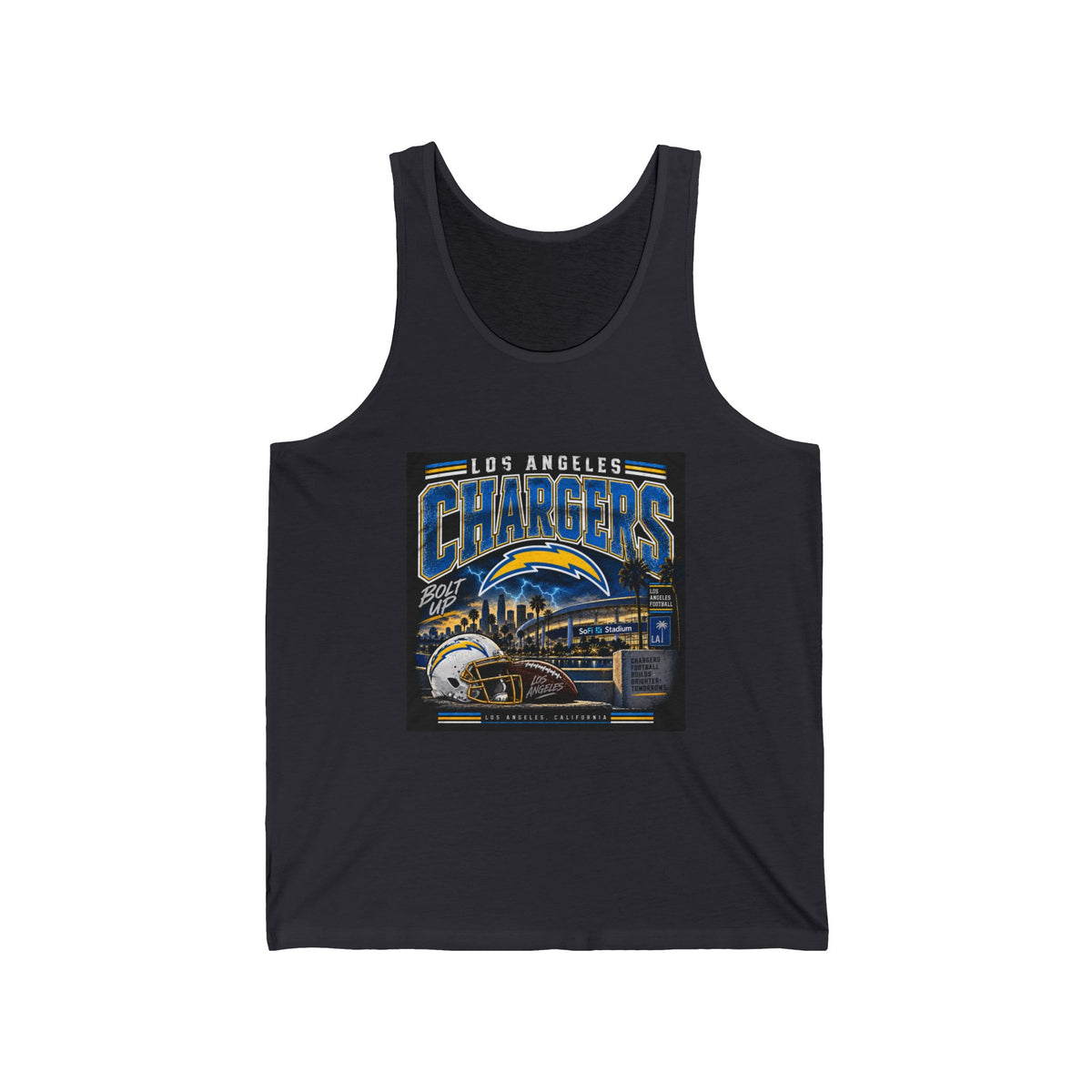 Los Angeles Chargers Bolt Up - Athletic Tank