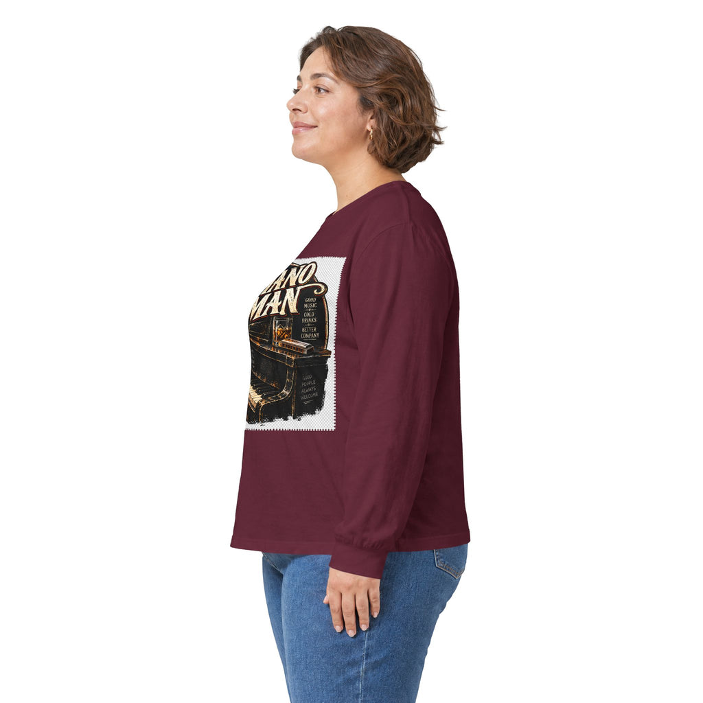 Piano Man Retro Bar - Unisex Ultra Cotton Long Sleeve Tee