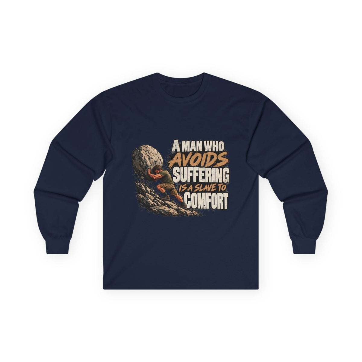 A Man Who Avoids Suffering - Unisex Ultra Cotton Long Sleeve Tee