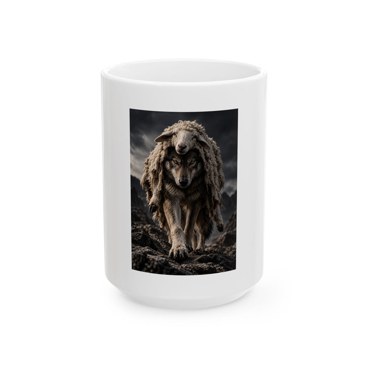 Wolf in Sheep's Clothing - Ceramic Mug 11oz and 15oz