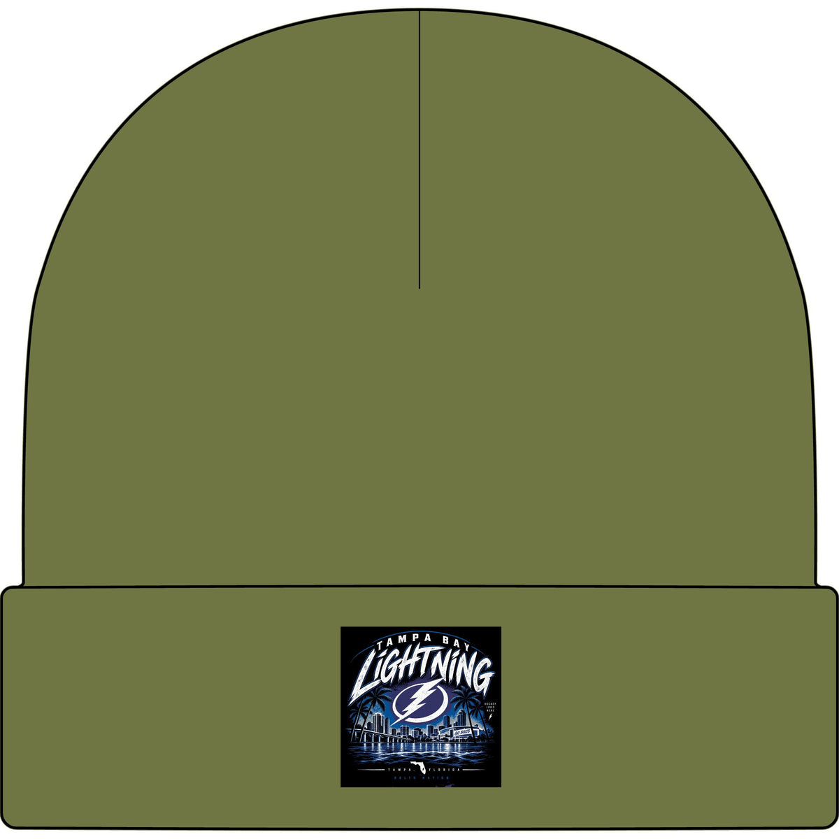Lightning Strike Tampa Bay - AS Colour 1107 Cuff Beanie