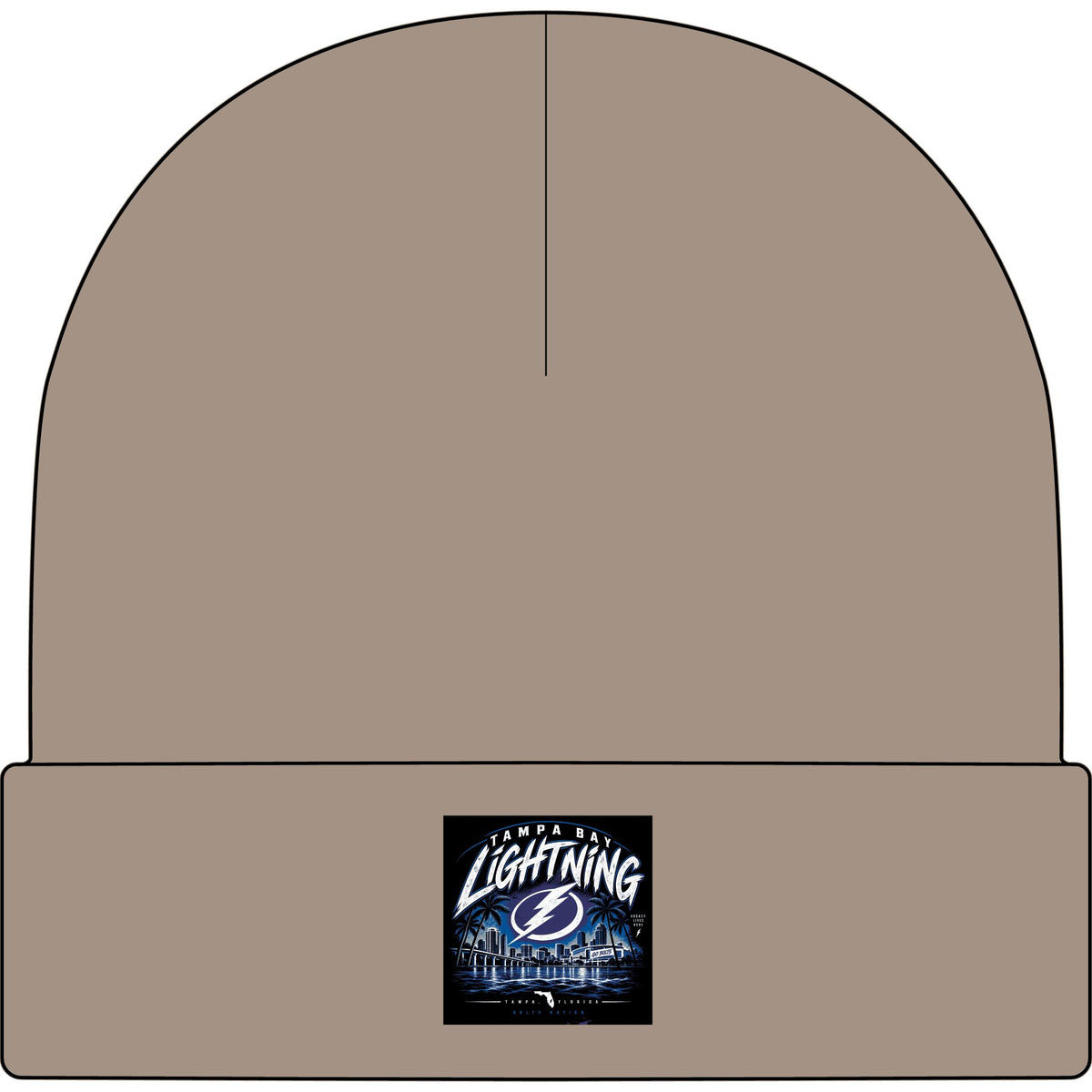 Lightning Strike Tampa Bay - AS Colour 1107 Cuff Beanie
