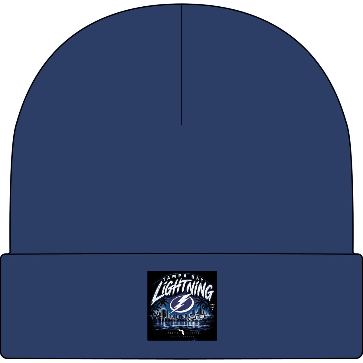 Lightning Strike Tampa Bay - AS Colour 1107 Cuff Beanie