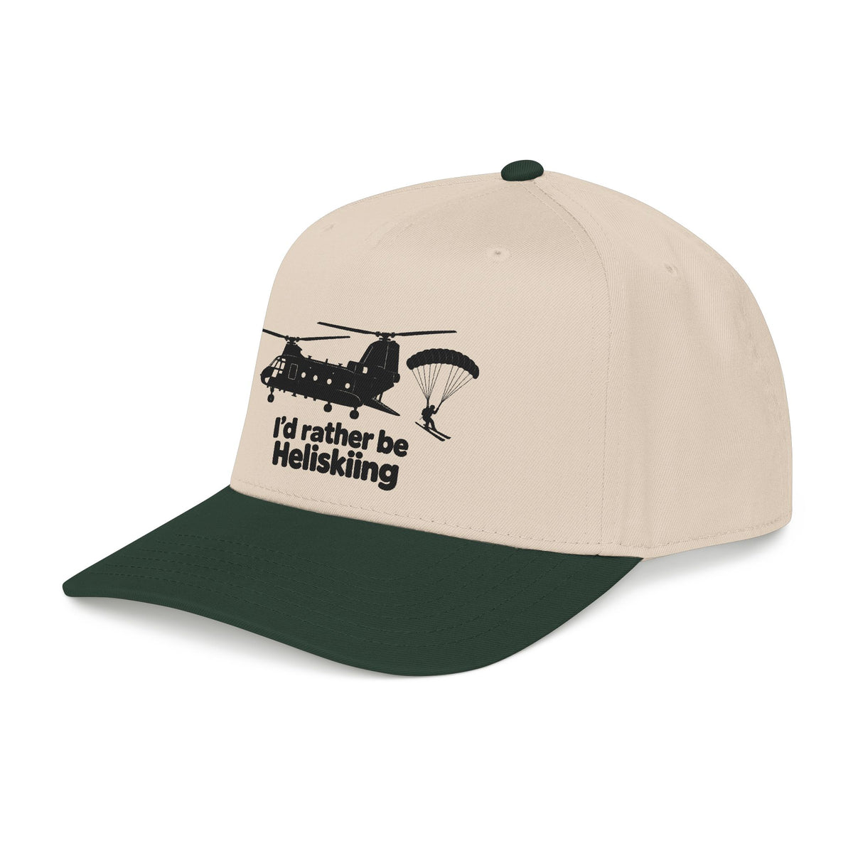 Id Rather Be Heliskiing - OTTO Baseball Hat