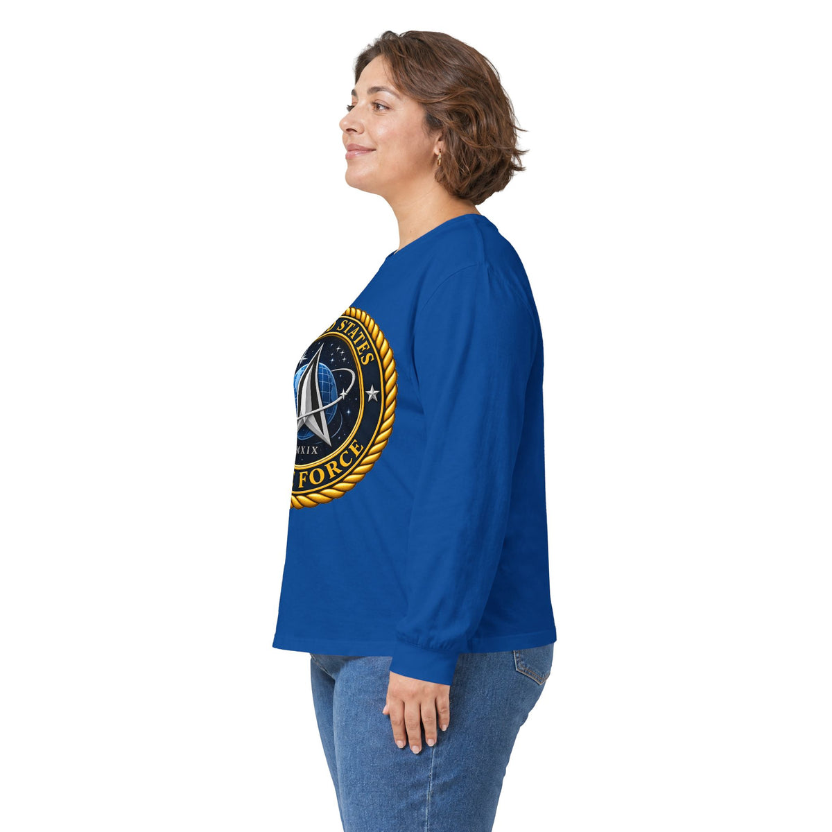 U.S. Space Force Emblem - Unisex Ultra Cotton Long Sleeve Tee