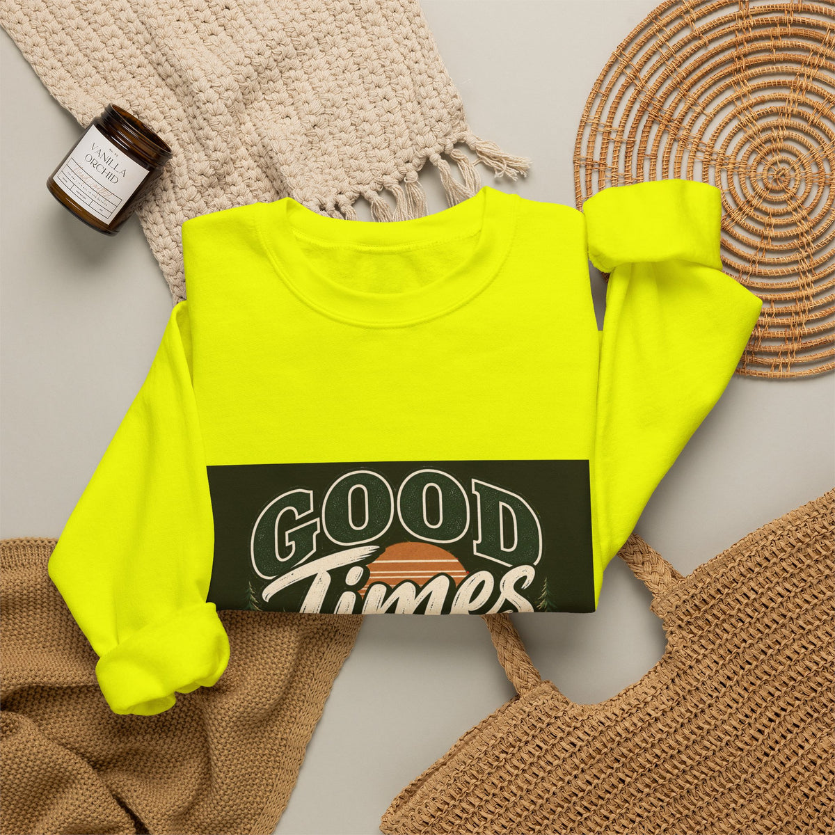 Good Times Questionable Decisions - Crewneck Sweatshirt
