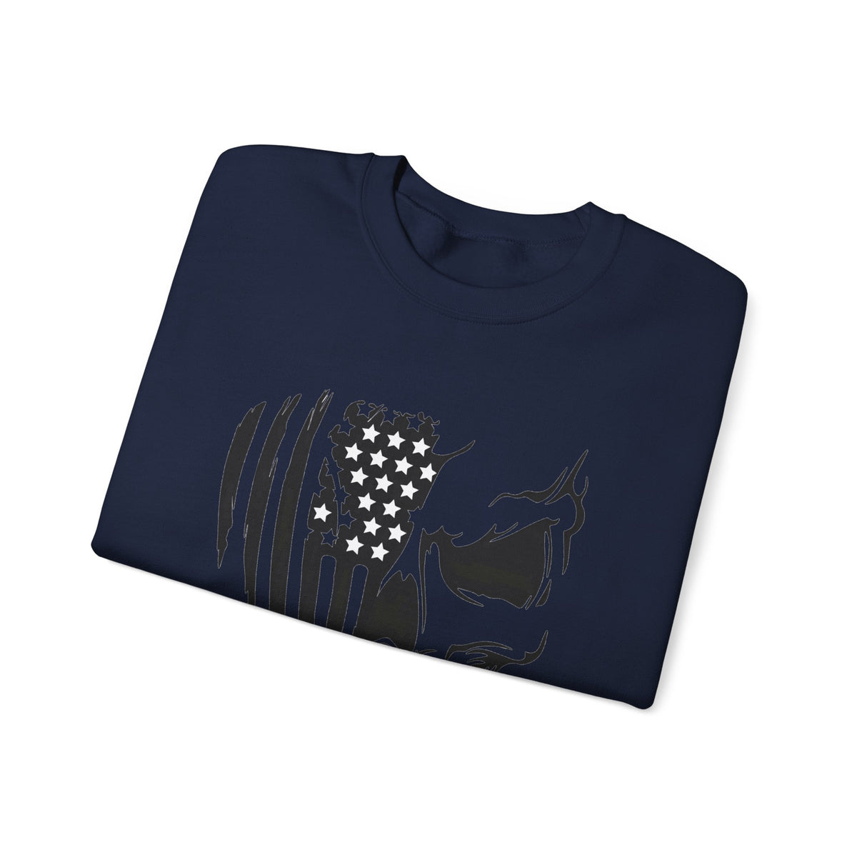Stars, Stripes & Skulls - Crewneck Sweatshirt