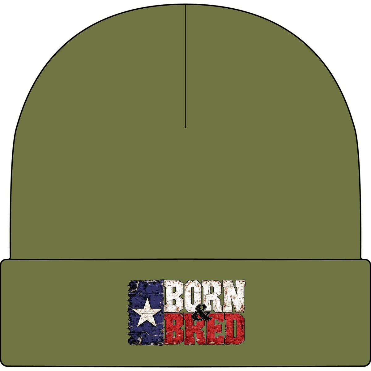 Texas Born and Bred - AS Colour 1107 Cuff Beanie