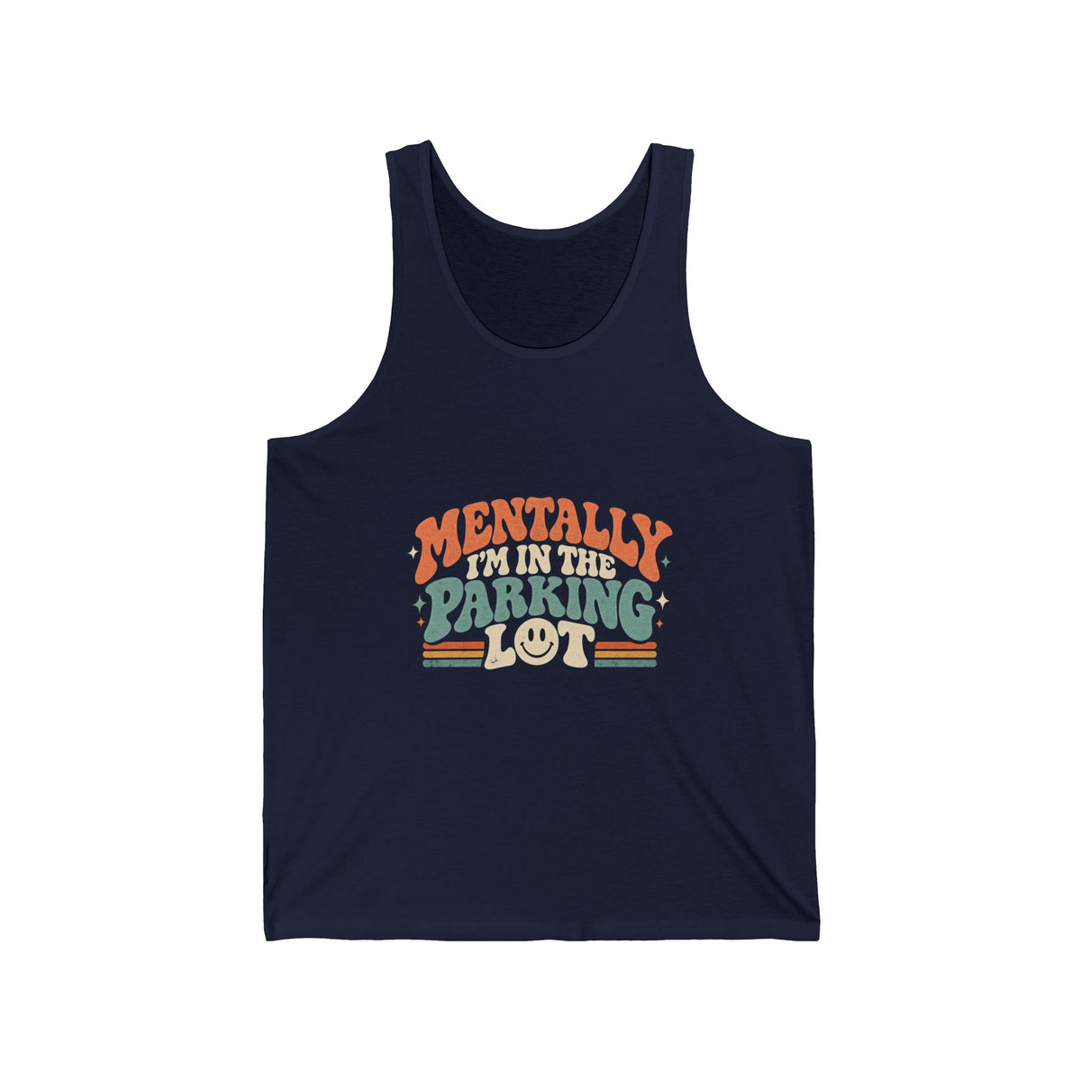 Secretly Plotting Dark Parking - Athletic Tank