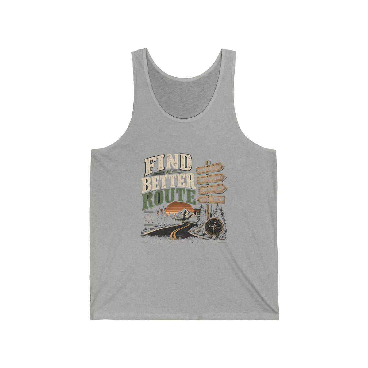 Find A Better Route - Athletic Tank