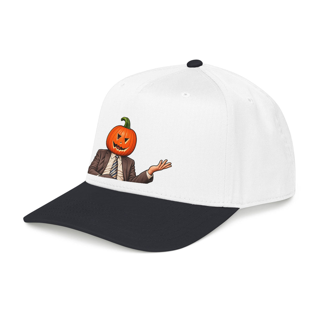 Pumpkin Head Office Cartoon - OTTO Baseball Hat