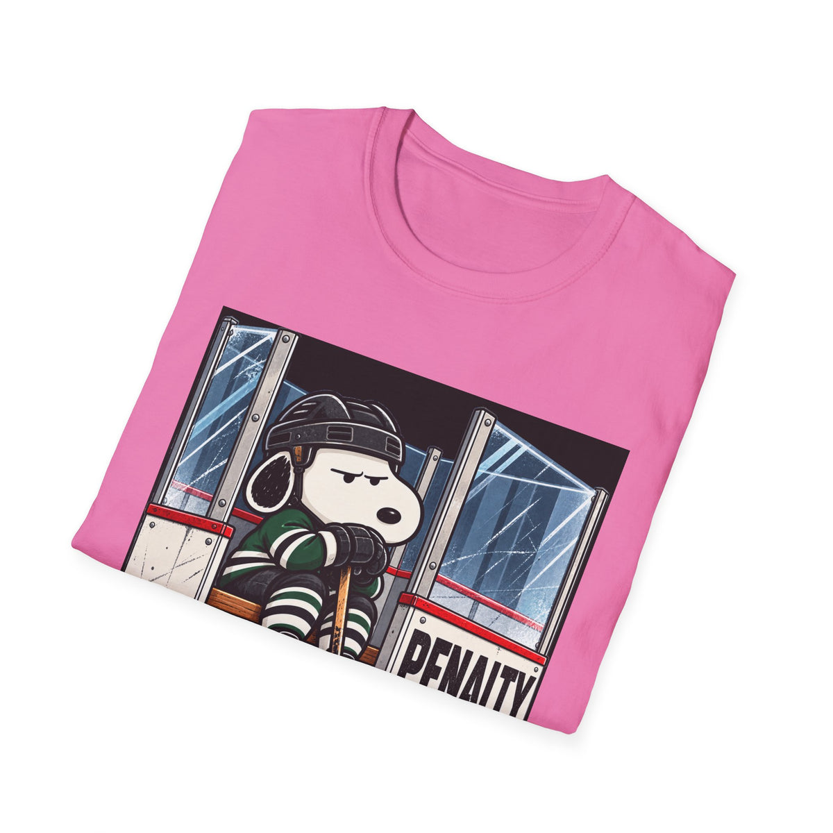 Snoopy Hockey Penalty Box Green - Classic Tee