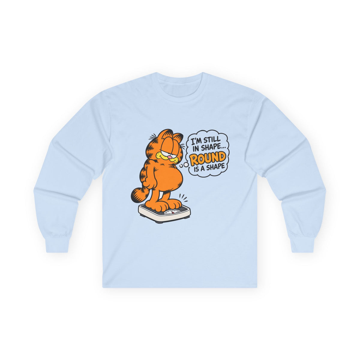 Round Shape Garfield - Unisex Ultra Cotton Long Sleeve Tee