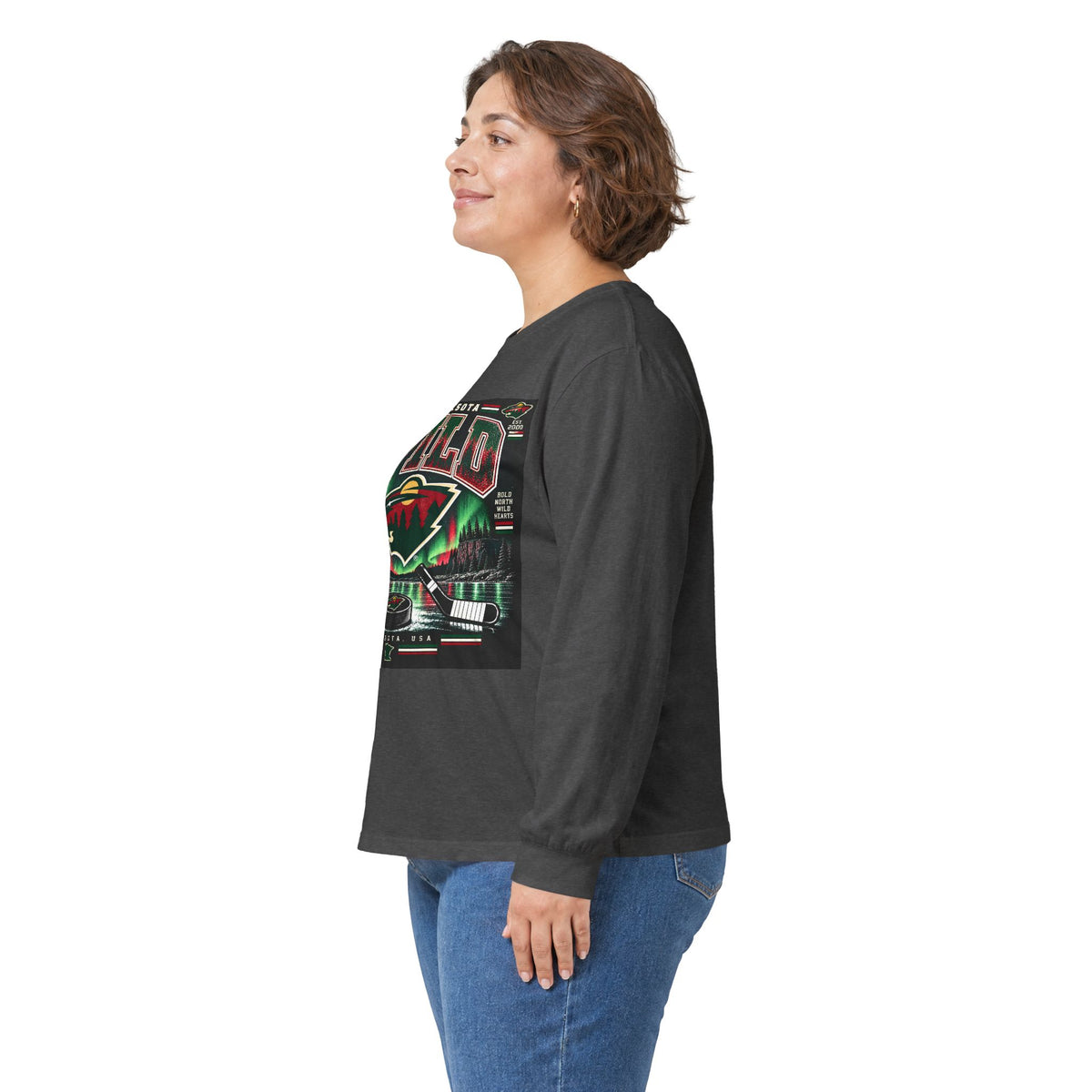 Wild North Hockey Tee - Unisex Ultra Cotton Long Sleeve Tee