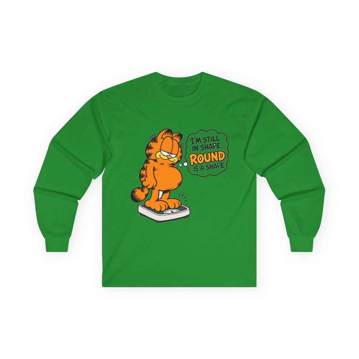 Round Shape Garfield - Unisex Ultra Cotton Long Sleeve Tee