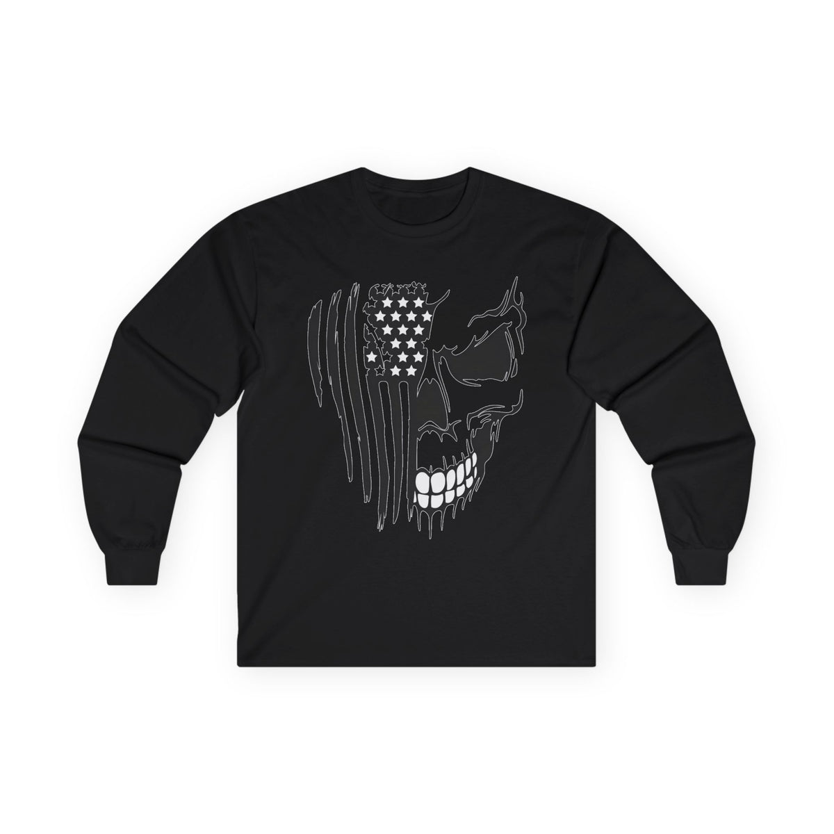Stars, Stripes & Skulls - Unisex Ultra Cotton Long Sleeve Tee