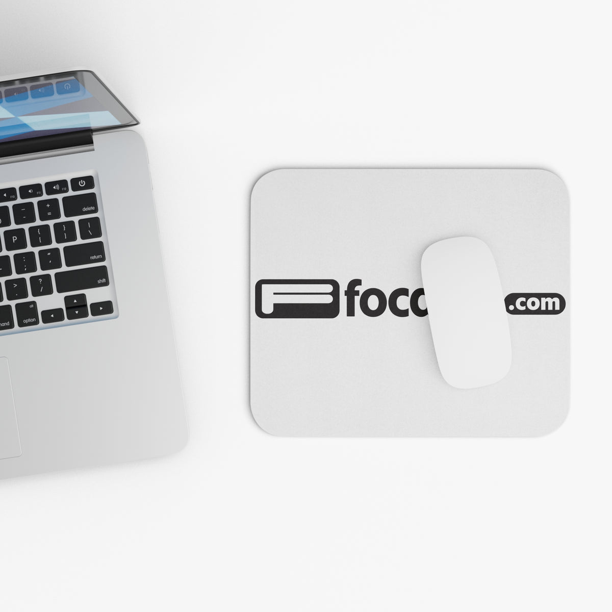 FocalJet Black Logo COM Inline - Mouse Pad