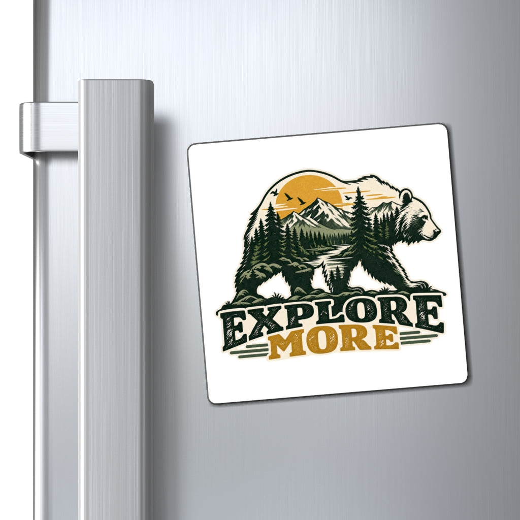 Explore More Bear - Magnet